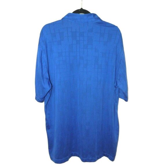 Tiger Woods Collection Nike Golf Polo Shirt Blue Windowpane Dri- Fit X-Large - Picture 6 of 9